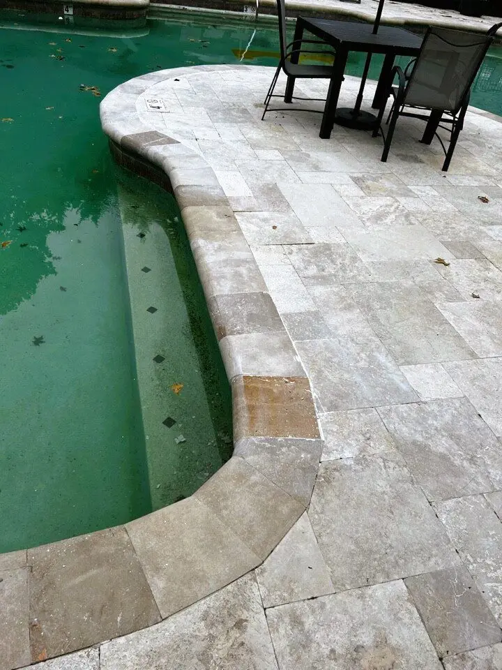 Belgard pool coping repair