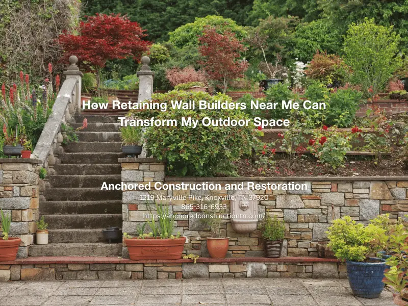 retaining wall contractors near me