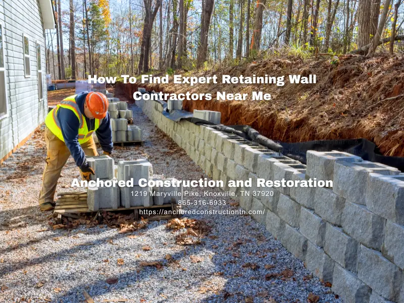 retaining wall company near me
