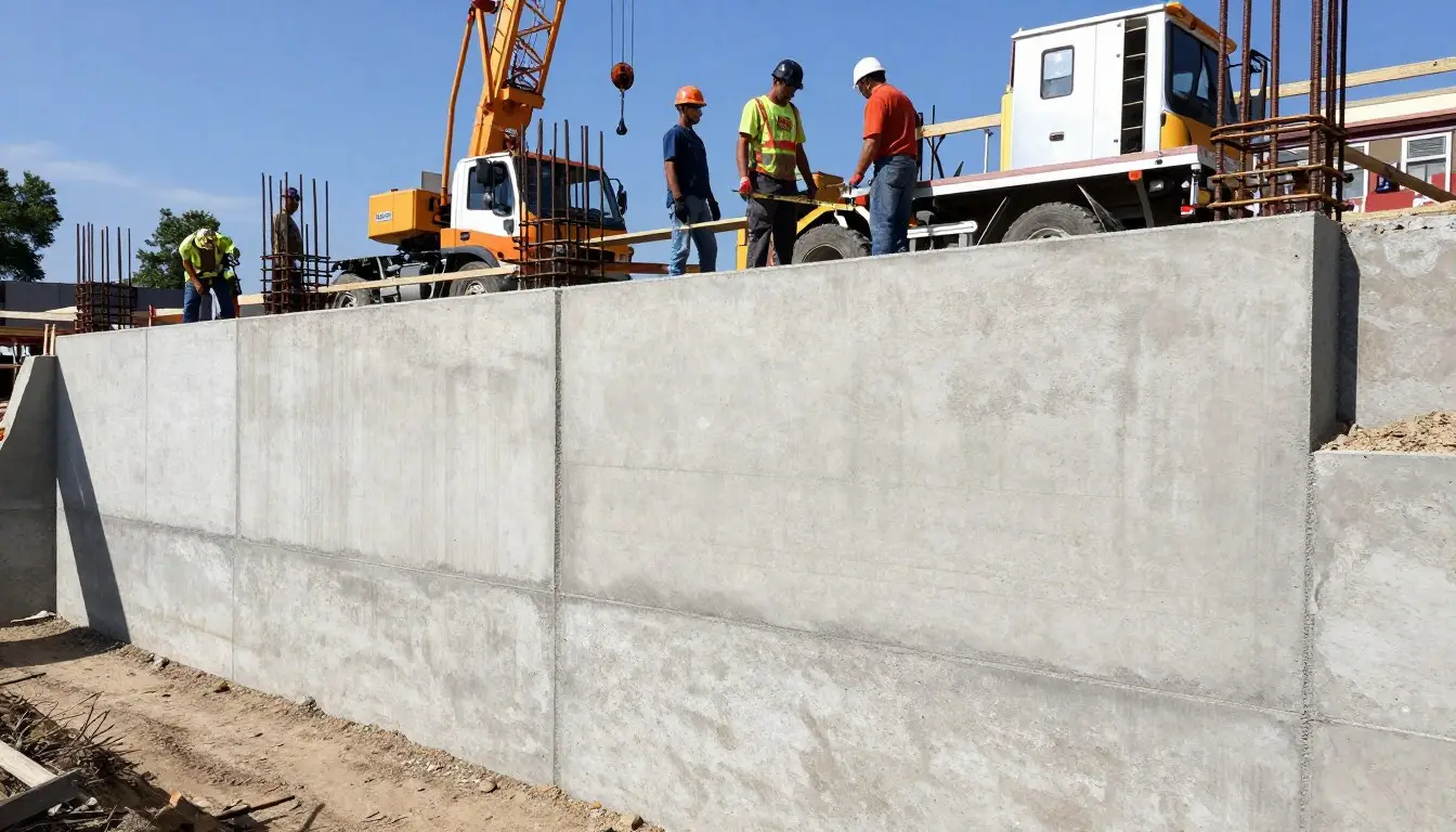 concrete retaining wall - Geo Retaining wall contractor