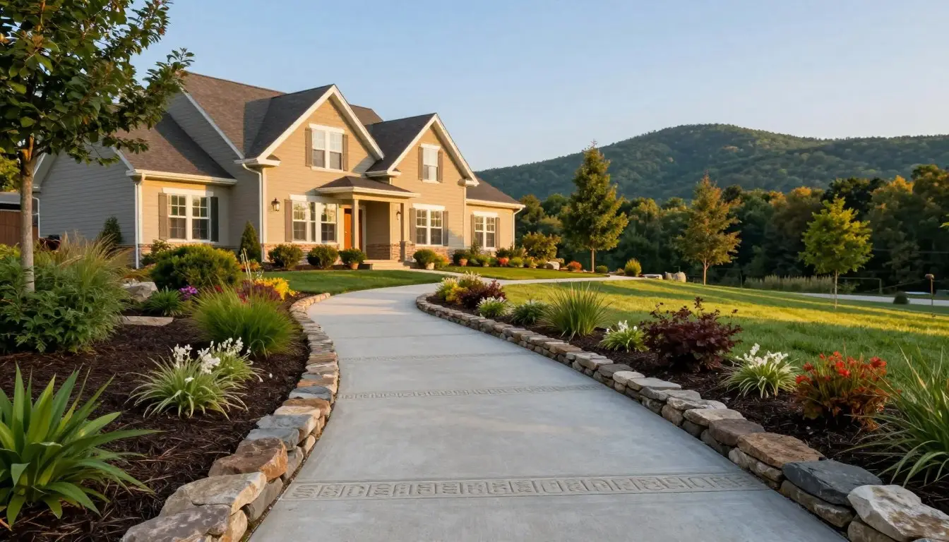 concrete sidewalk ideas