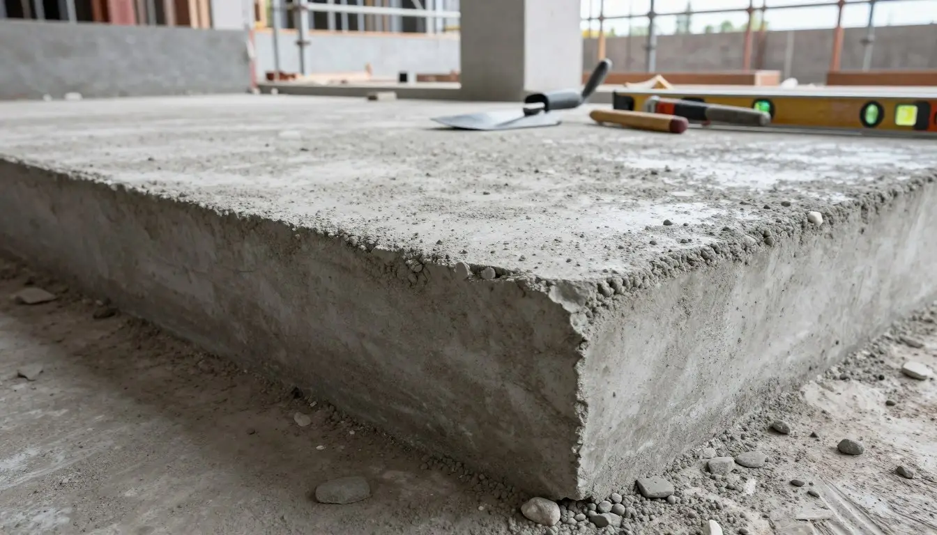 how much concrete slab