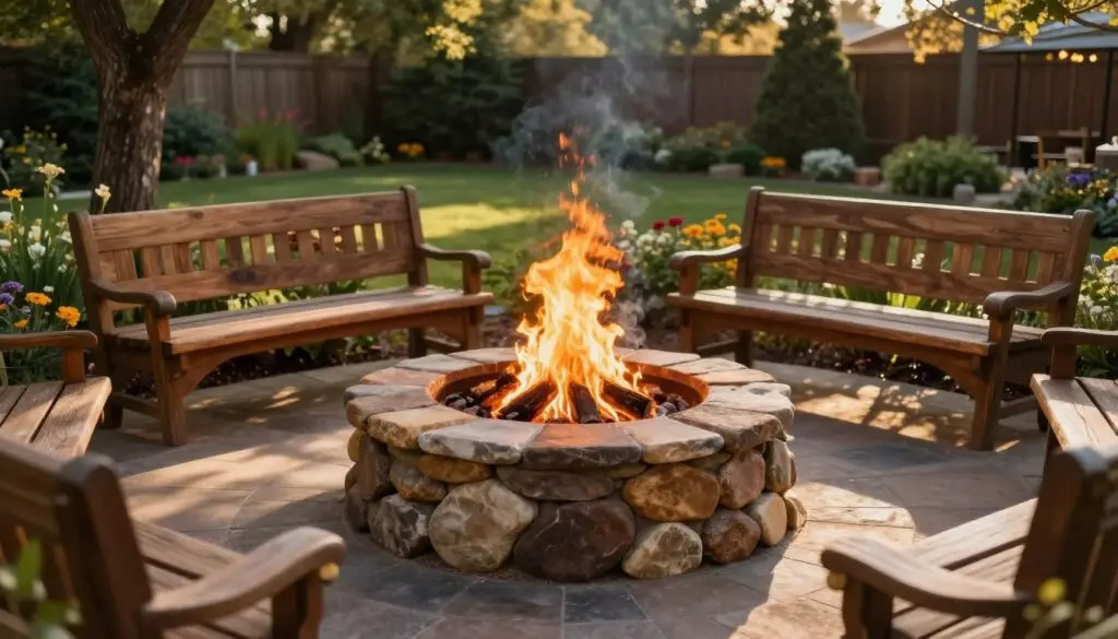 how to build a fire pit - fire pit and seating ideas