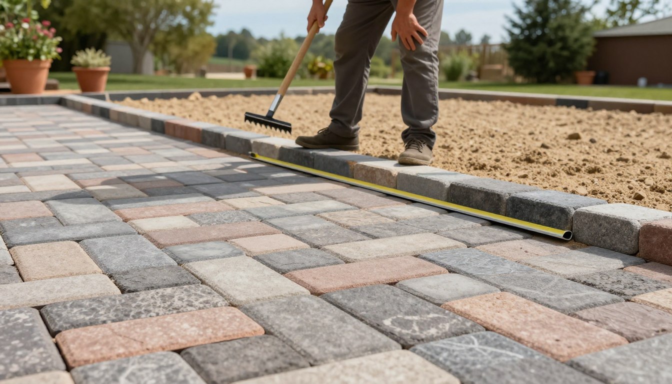 how to lay pavers patio