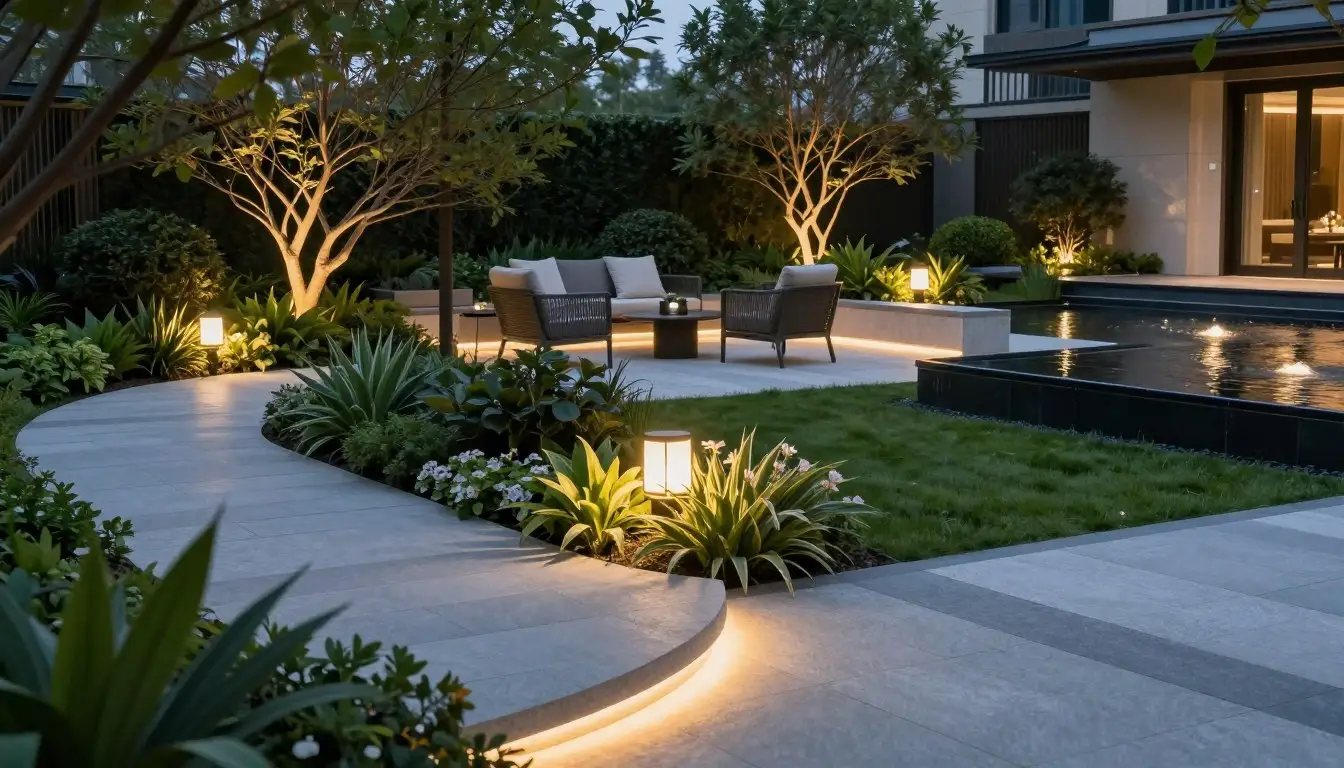 landscape design and lighting