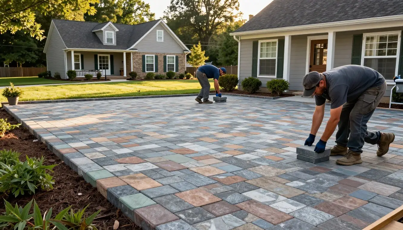 paver patio installation