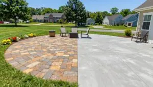 paver patio vs concrete