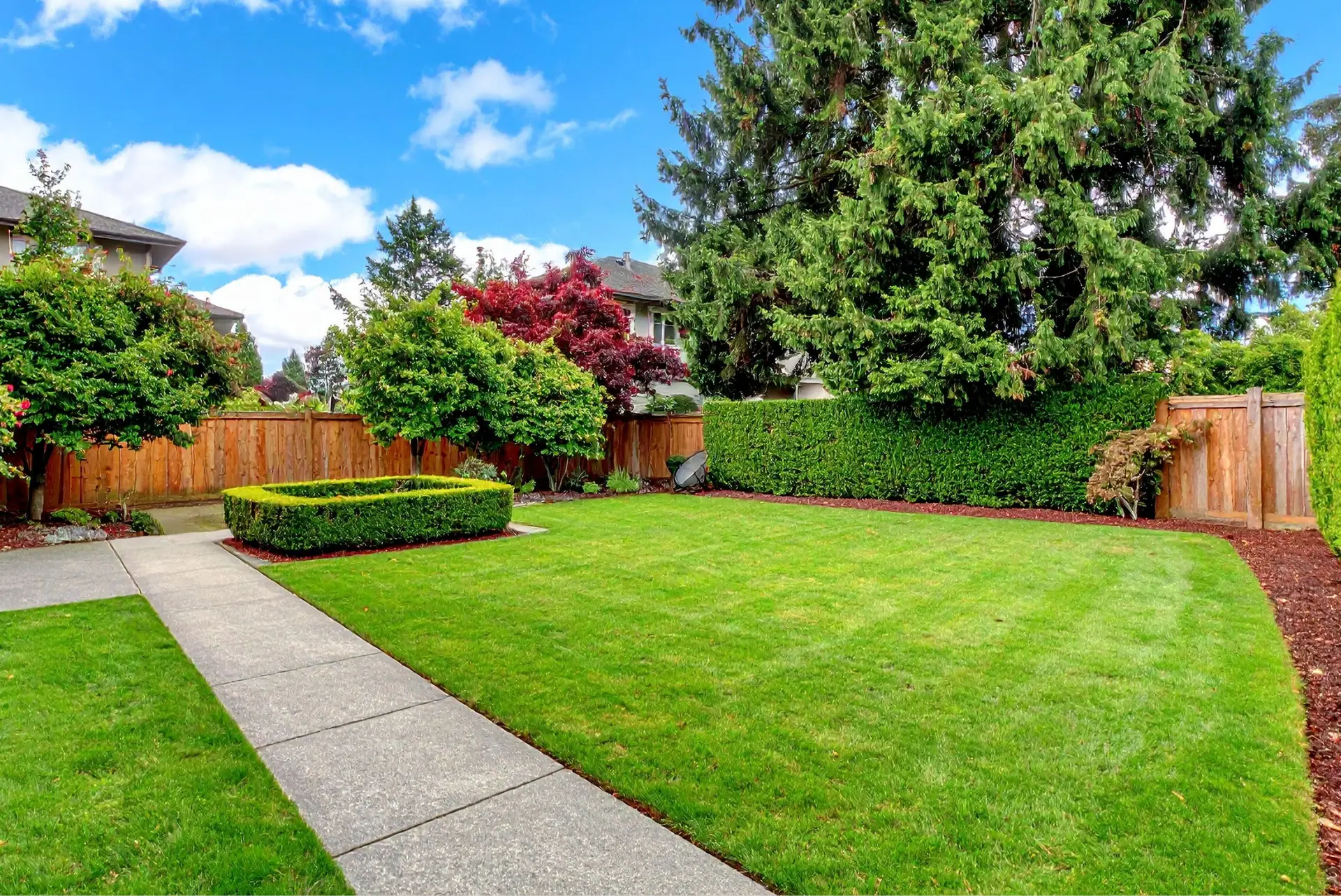 Backyard Concrete Footer