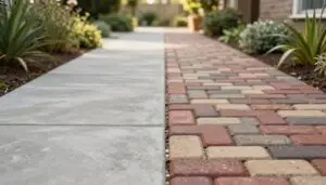 concrete vs pavers cost