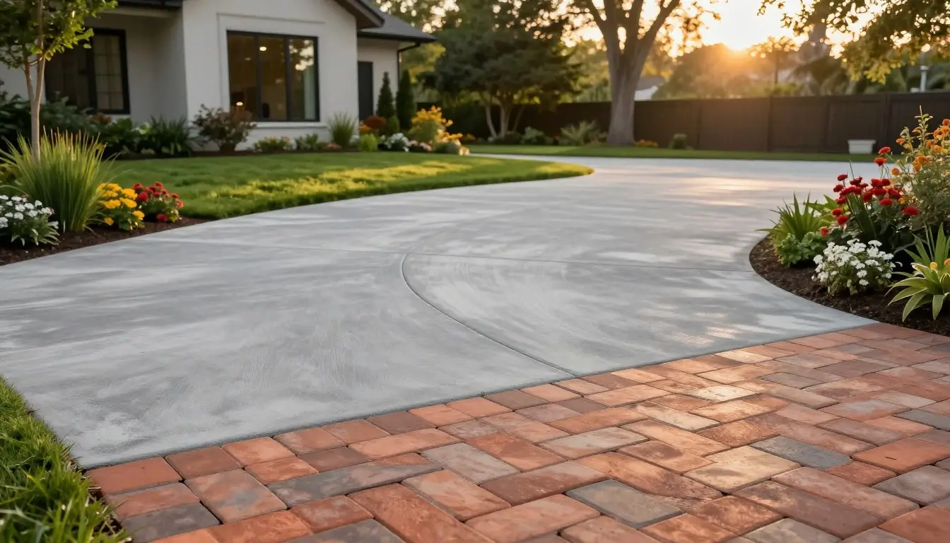 concrete or pavers for driveway