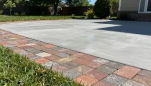 paver patio vs stamped concrete