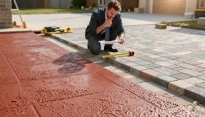 is stamped concrete cheaper than pavers
